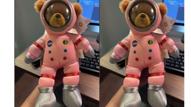 Boneka astronot bauten Cianjur yang dijual di Amerika