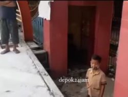 Viral Pembangunan Trotoar di Depok Tutup Akses Pintu Masuk Sekolah