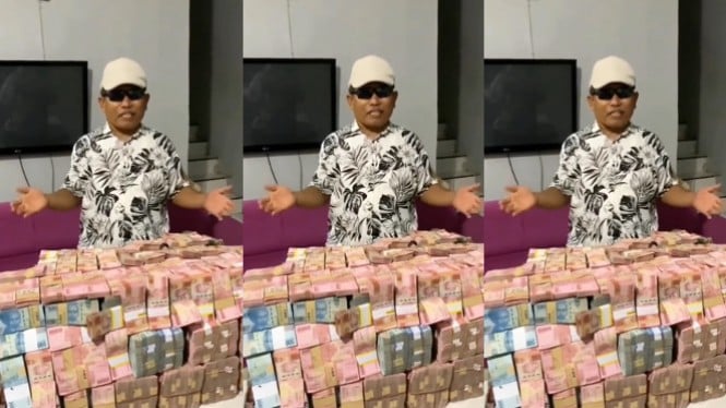 Viral! Staf Ahli Kantor Bupati Deli Serdang Pamer Uang Miliaran Rupiah