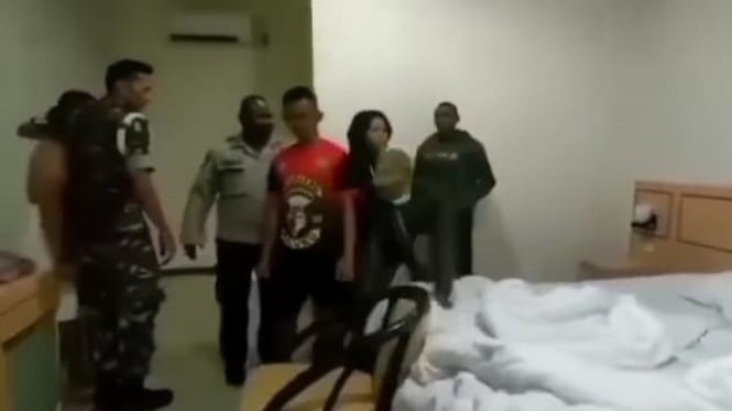 Viral Video Anggota TNI Gerebek Istri Mesum di Hotel Bersama Junior