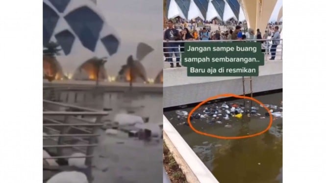 Viral Masjid Al Jabbar Dipenuhi Sampah, Netizen: Ngadu ke Ridwan Kamil