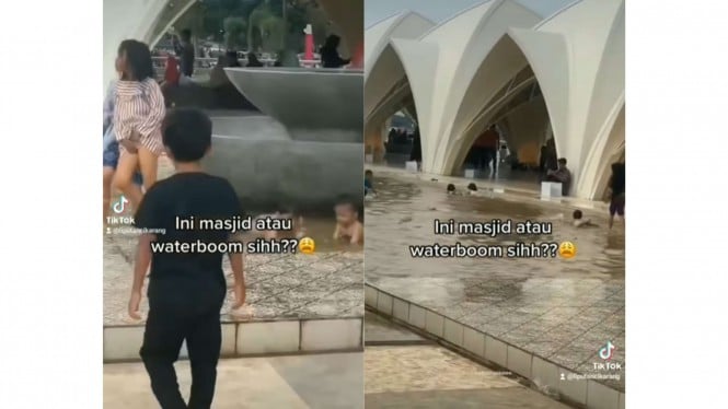 Viral Masjid Al Jabbar Berubah Fungsi Jadi Waterboom, Netizen Ngadu ke Kang Emil