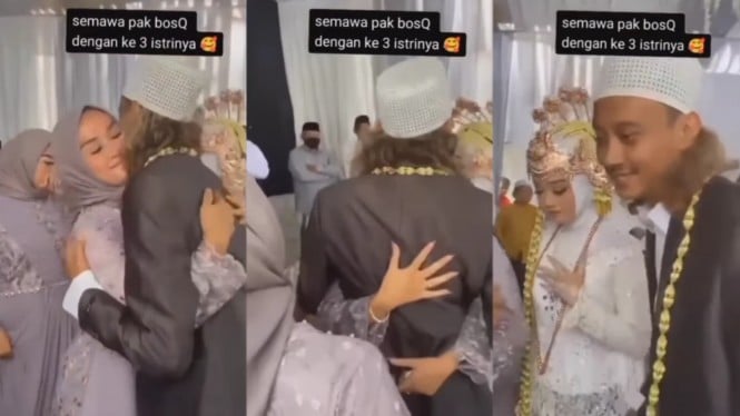 Viral Video Suami Menikah Lagi Disaksikan Dua Istrinya