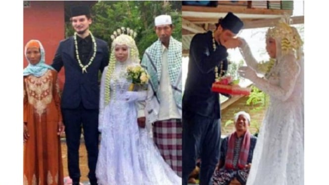 Bule asal Belgia nikahi orang Indonesia