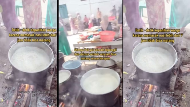 viral Masak Nasi 7 Jam Tak Kunjung Matang