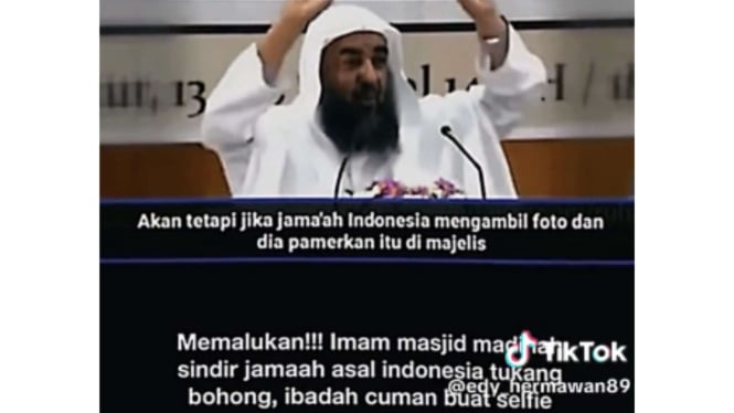 Imam di Masjid Madinah sindir jemaah Indonesia yang suka selfie saat ibadah