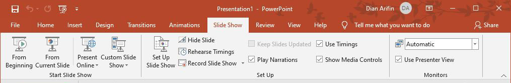 Fitur Slide Show Microsoft PowerPoint