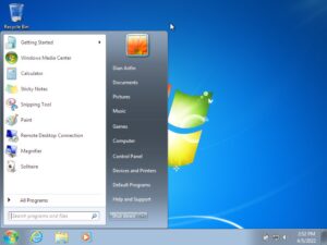 Start menu Windows 7