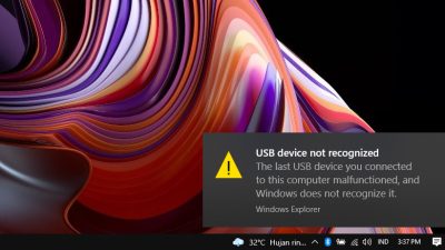 13+ Cara Mengatasi USB device not Recognized di Windows