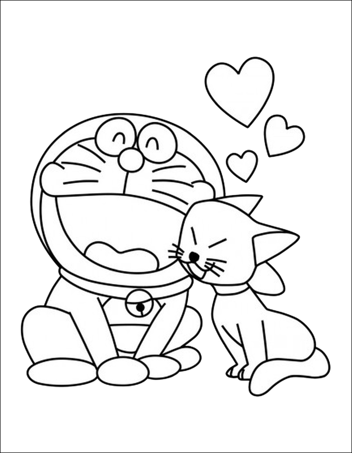 Gambar 02. Doraemon dan kucing kesayangannya
