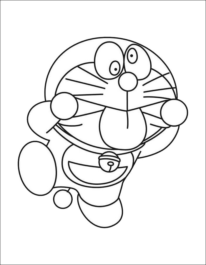 Gambar 06. Wajah kocak Doraemon