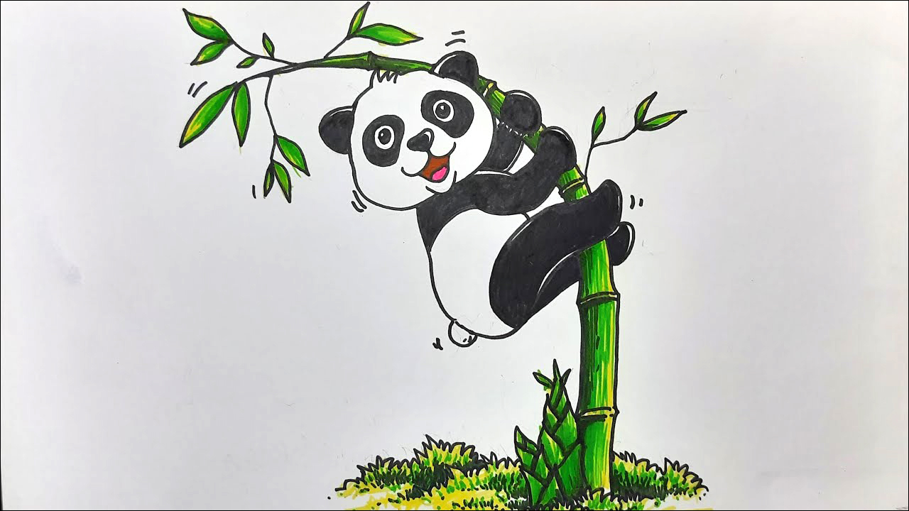 Gambar 12. Panda naik Pohon Bambu