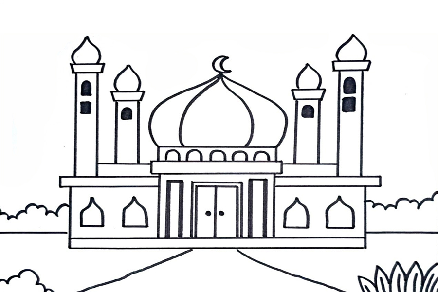 Gambar 15. Masjid Megah dan Indah