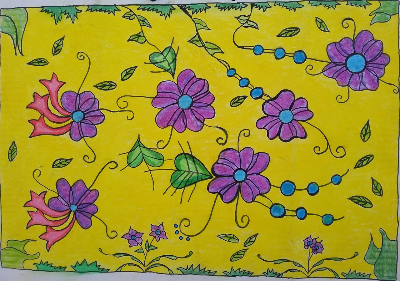 Gambar 16. Batik Flora