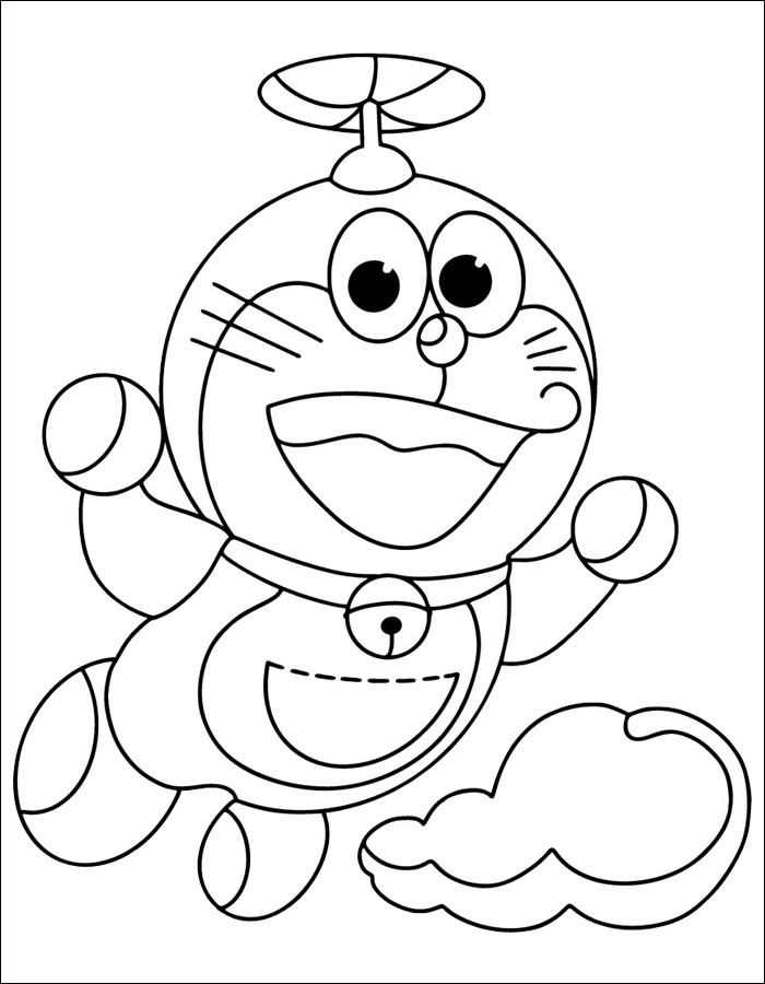 Gambar 19. Doraemon dengan baling-baling bambu