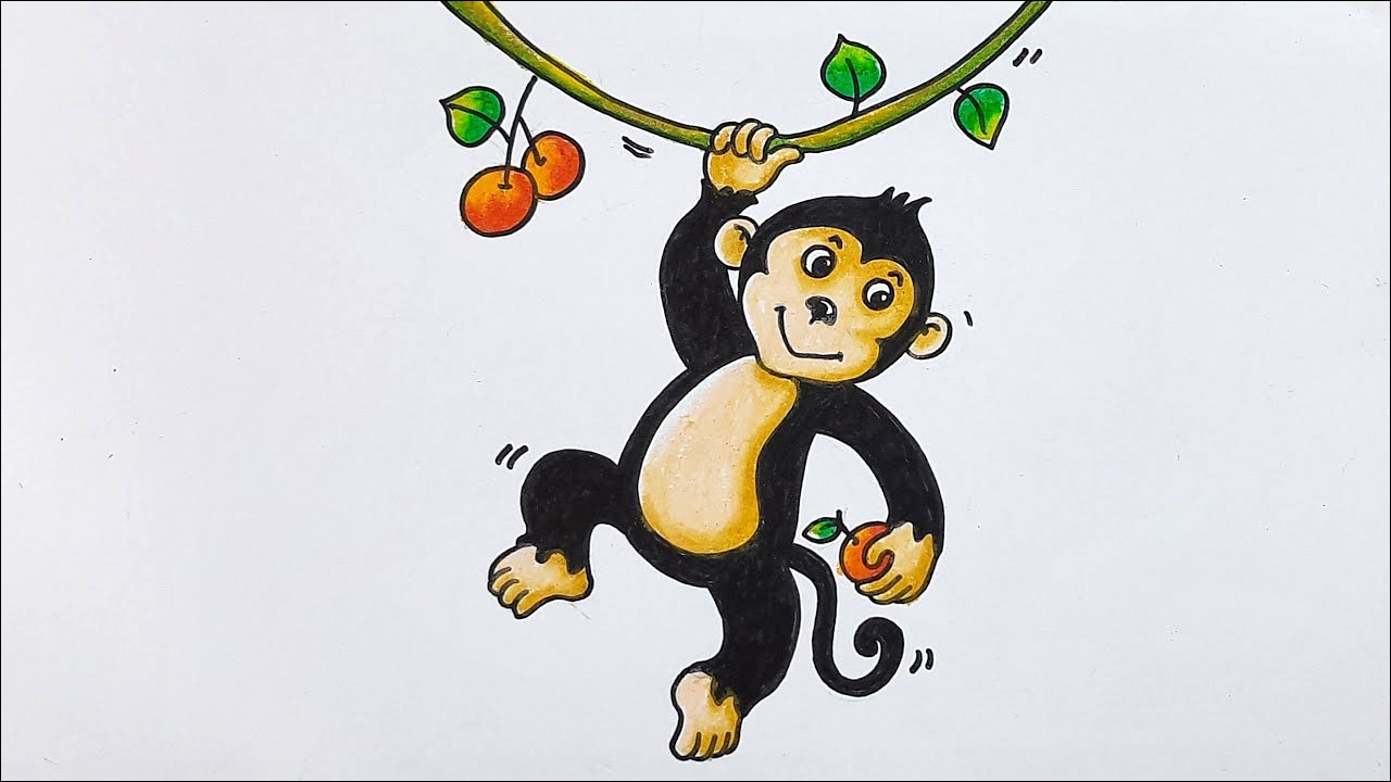 Gambar 20. Monyet bergelantungan