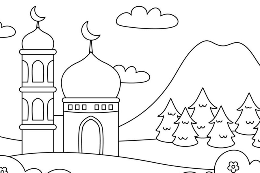 Gambar 21. Masjid di atas Gunung