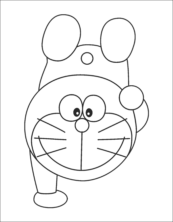Gambar 24. Doraemon dengan pose push-up