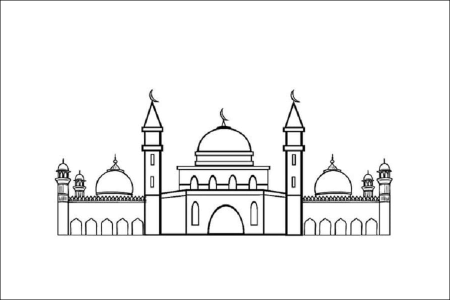 Gambar 24. Gambar Masjid Luas dan Megah