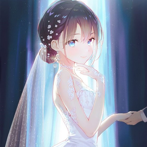 Gambar 09. PP Anime Girl aesthetic bride