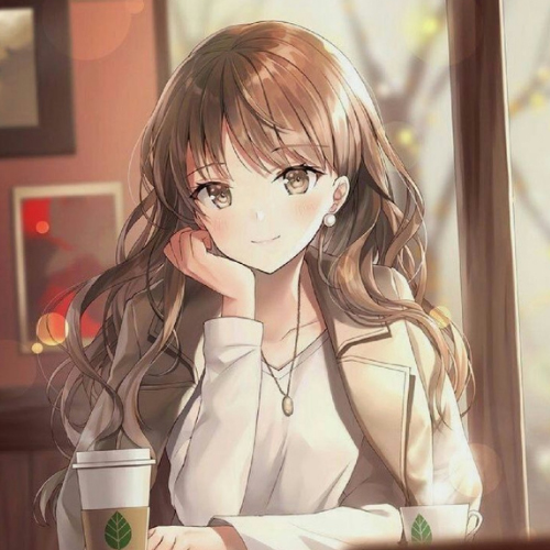 Gambar 16. PP Anime Girl aesthetic di caffe