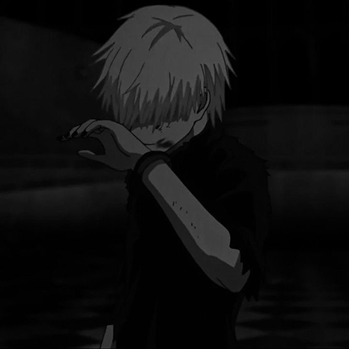 Gambar 27. Anime Sad Boy dengan sudut bibir terluka