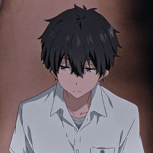 Gambar 48. Anime Sad Boy in School Keren